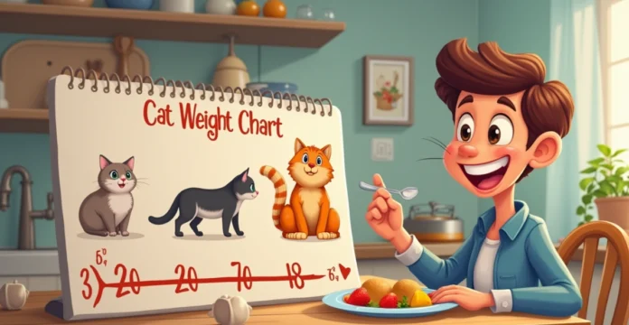 cat weight chart